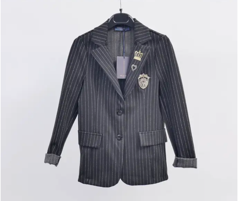 Pin Striped Blazer by Cecile Wang