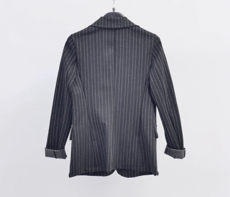 Pin Striped Blazer by Cecile Wang