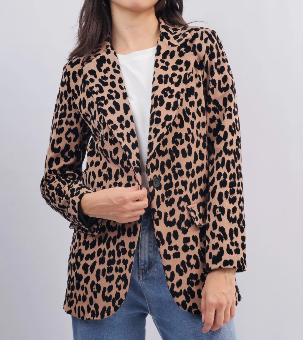 Spotted You Leopard Blazer