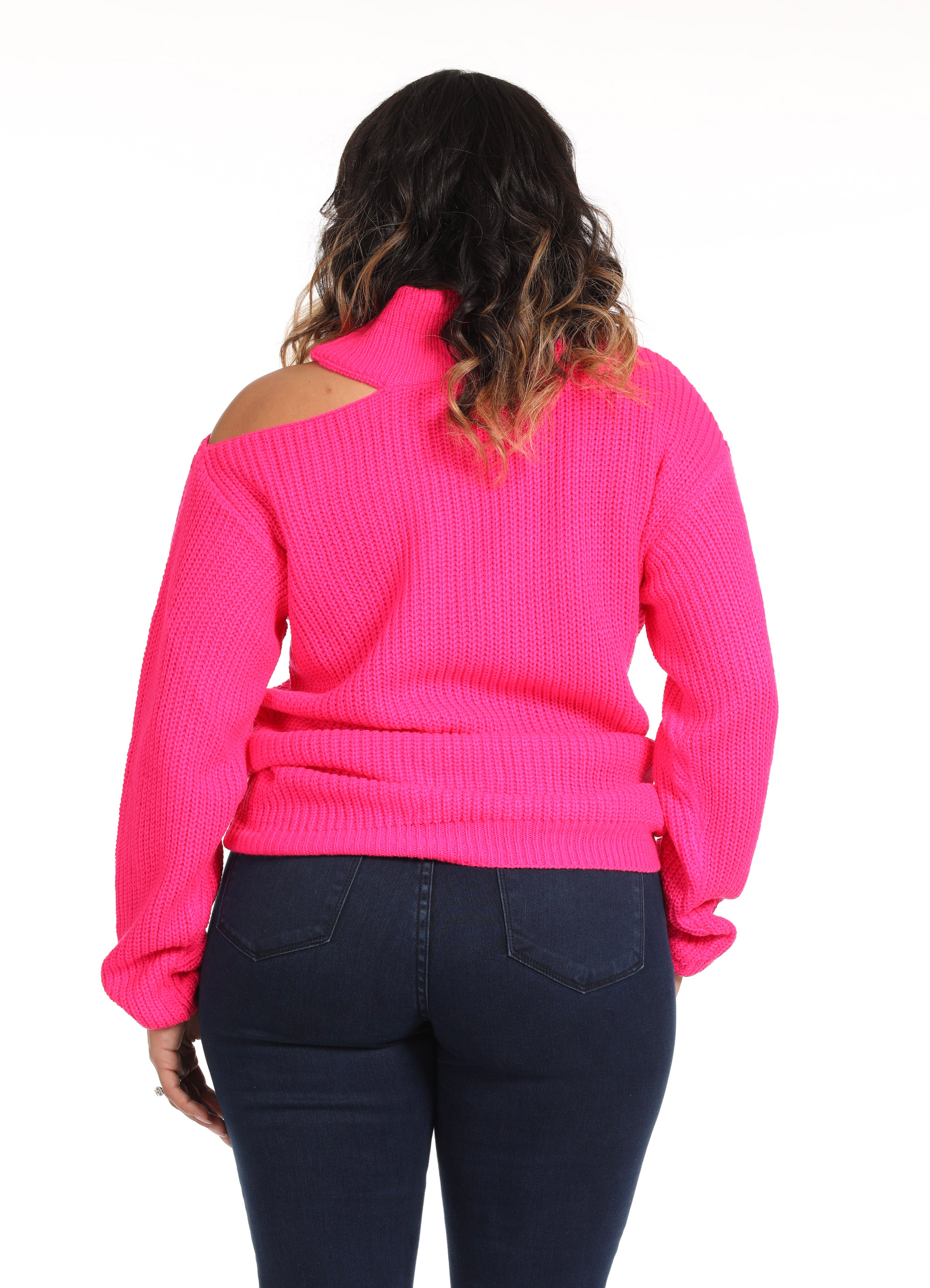 Peek a hotsell boo shoulder sweater